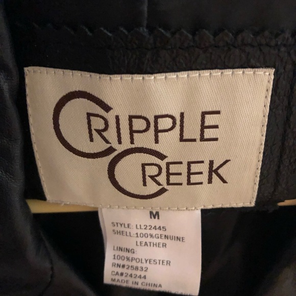 Cripple Creek Leather vest - Picture 4 of 8